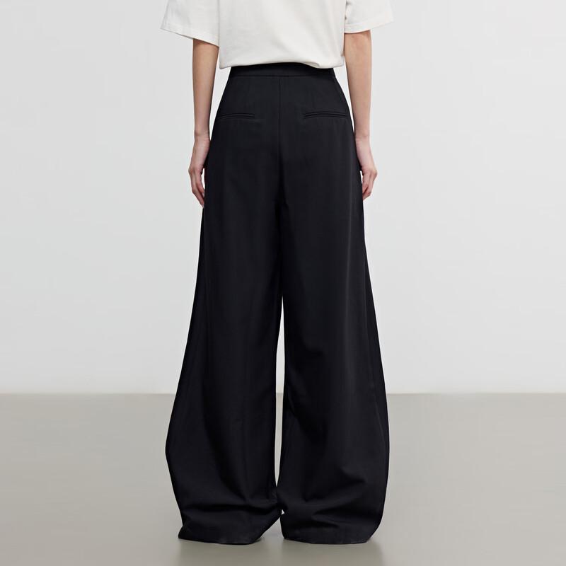 Elva' Island Women's Summer Retro Casual Straight-Leg Pants