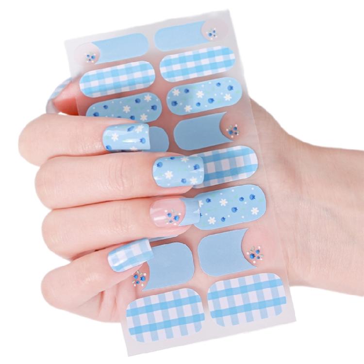 Valentine's Day Full Wrap Nail Stickers Nails Polish Strips Adhesive DIY Nails Art Decals Manicure Accessories