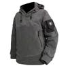 Pile termico invernale da uomo Cerniere da caccia per esterni Giacca tattica militare Cappotto con cappuccio Giacche da trekking morbide Outdoo tattico da uomo