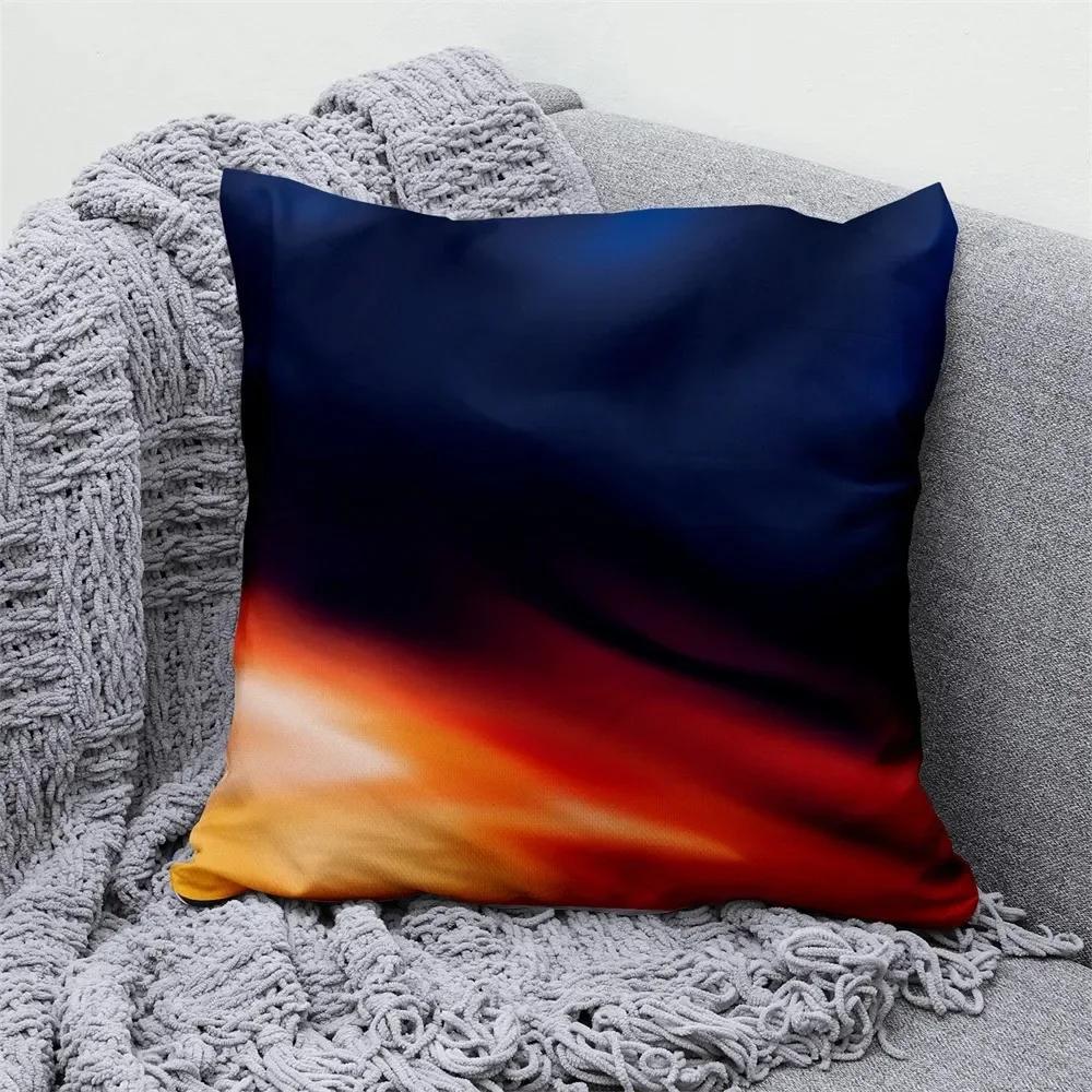 Sunset Scenery Living Room Sofa Bed Cushion Cover Home Decoration Pillow Case Sky Pillow Case