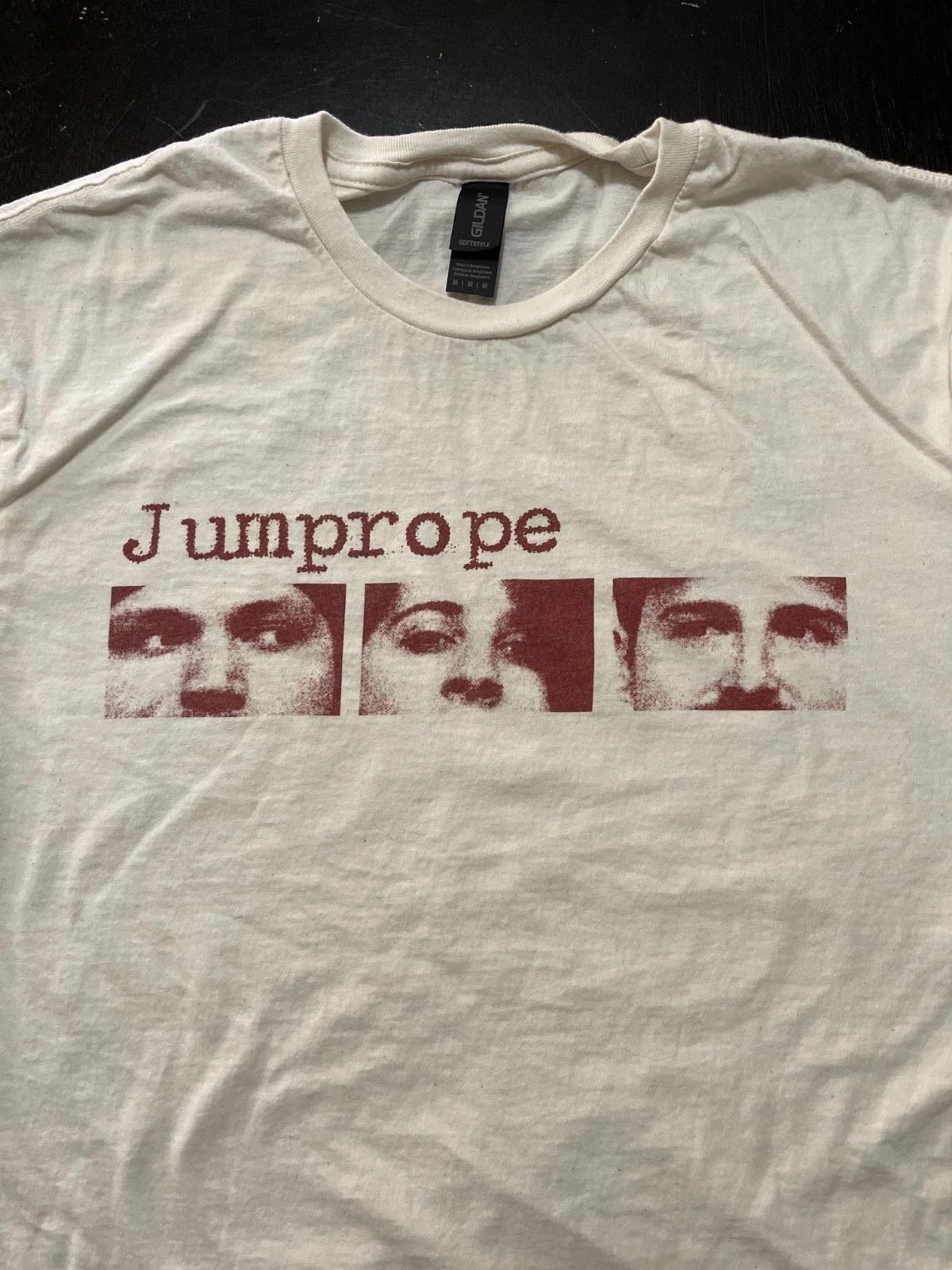 JumpRope Band T-Shirt, Beige, Size: Medium S