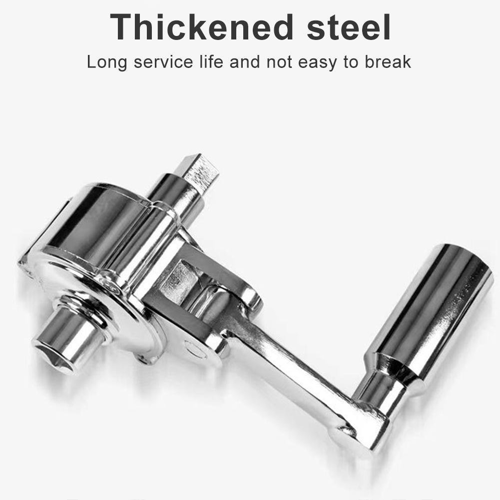Chrome Vanadium Steel Torque Multiplier Wrench Set with 17mm/19mm/21mm Sockets Lug Nut Remover Wrench Booster Tire Nut Remover