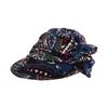 Foldable Earflap Cotton Short Brim Girls Cap Baseball Cap Ethnic Style Cap Women Hat Peaked Cap