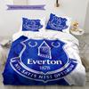 Everton F.C Pattern Bedding,Quilt Set Quilt Cover Pillowcase Home Birthday Gift(1 * duvet cover + 2 * pillowcase, without core)