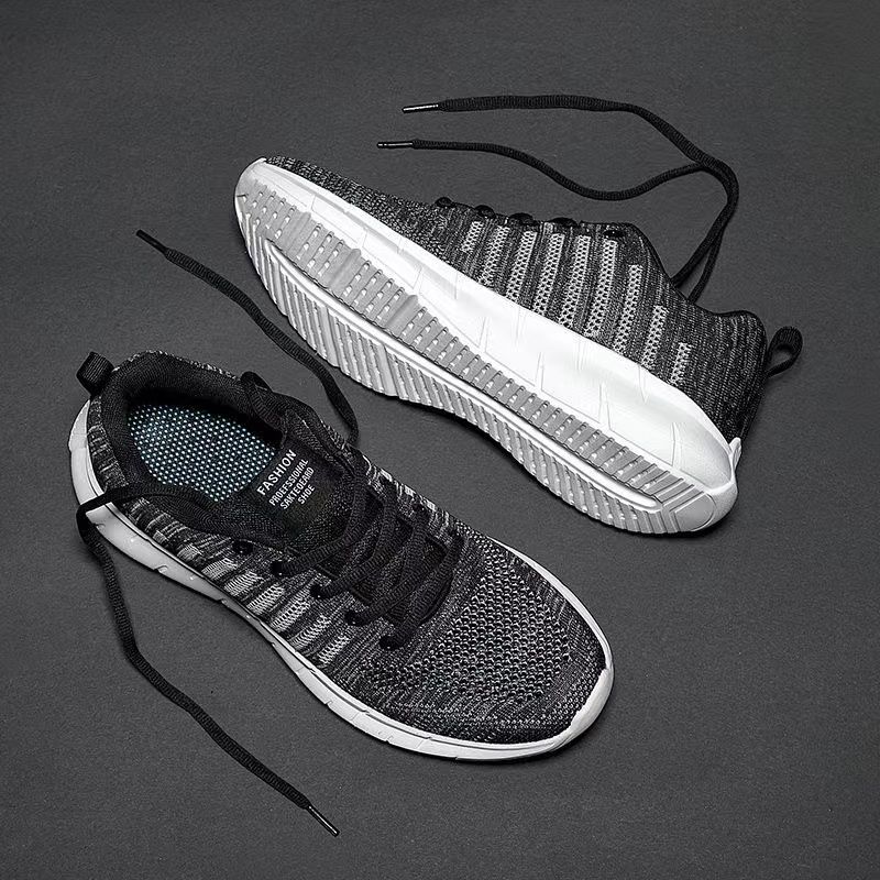 Man Casual Sneaker Mesh Black Shoes For Men Customs Promotion Hot Products Original Deals Outdoor Simple High Quality Korean Y2k