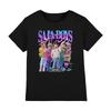 K-Pop Demon Hunters Saja Boys Camiseta Infantil Bootleg, Preta