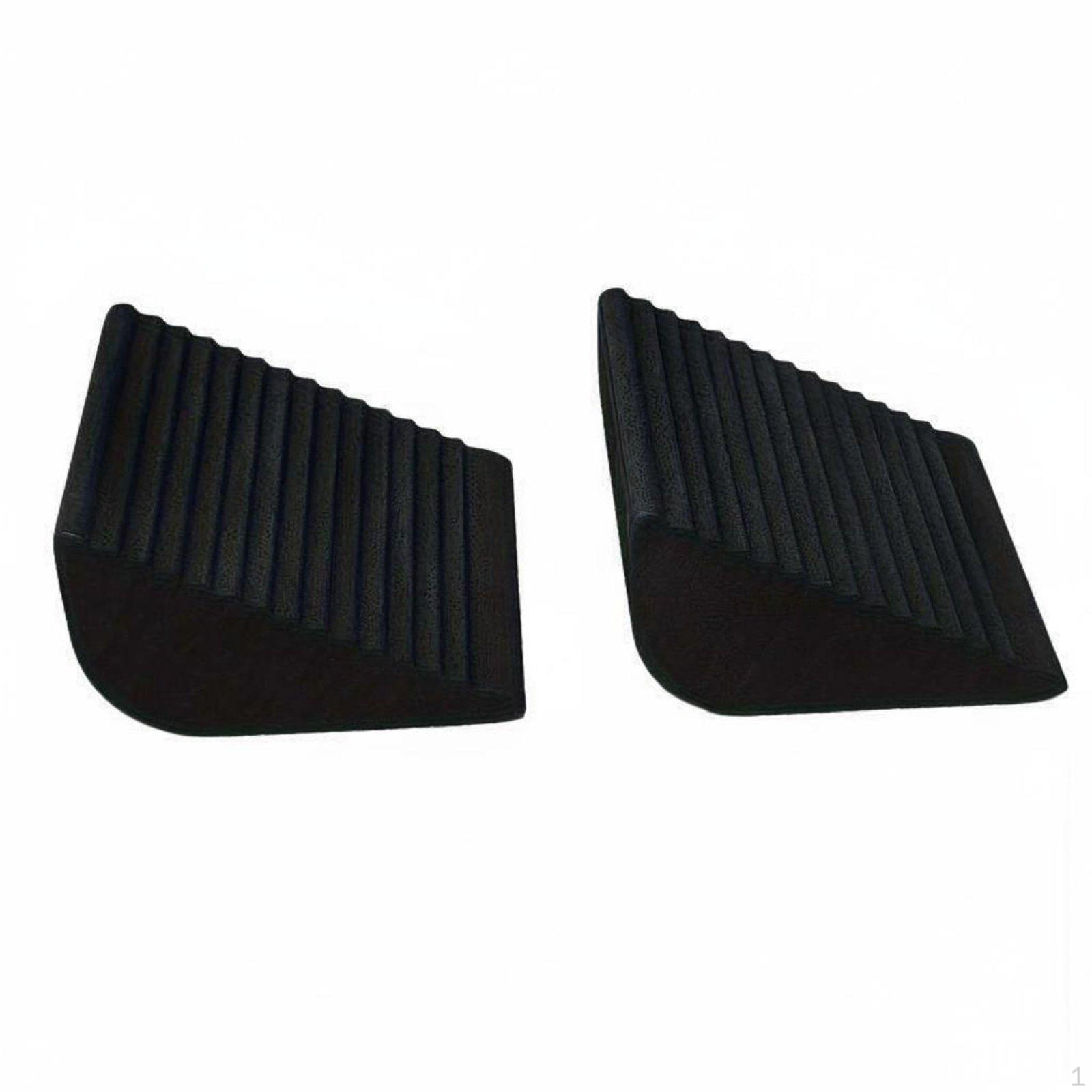 2 Pieces EVA Foam Wedge Portable Squat Block Lightweight Heel Lift Ramp for Weightlifters,