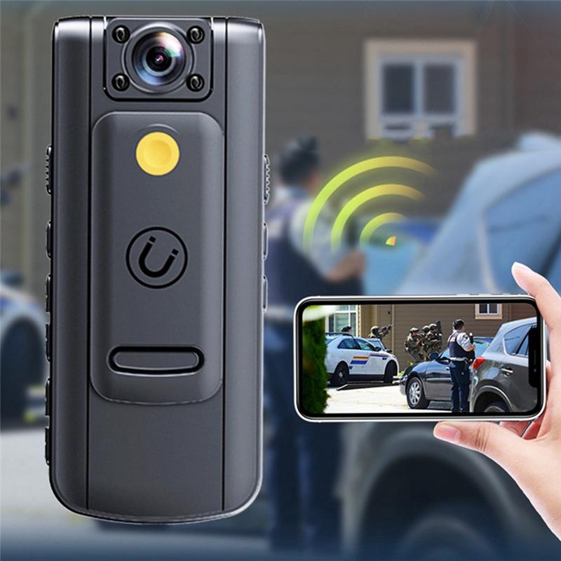 C-Convenient-Digital Video Camera HD Body Camera Records Audio And Video 7 Hours Battery Life Wifi Video Camera