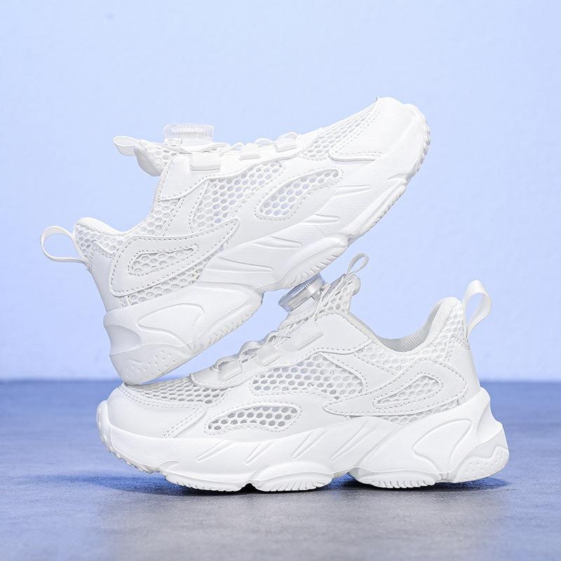 

Anti-slip Shoes - Boys Sports Shoes - New Style - Girls Button-up Shoes - Versatile for Girls 28 белый