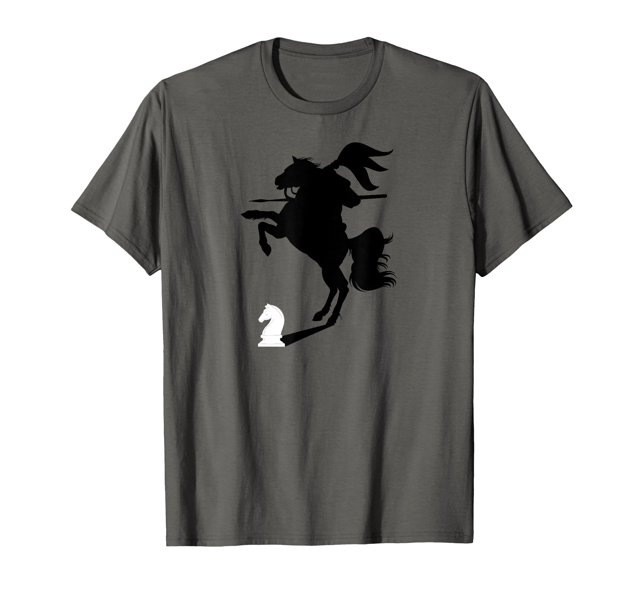

Chess Knight with Shadow of a Knight on Horseback T-Shirt