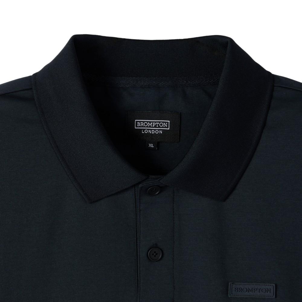 BROMPTON LONDON Supima Collar T-Shirt - Black (P252Mpl130)