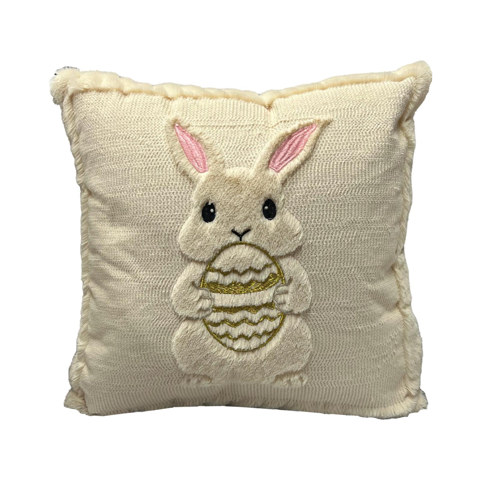 

Easter Bunny Pillow Cover Decorative Cushion Cover For Sofa One Size бежевый