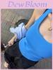 Summer Womens Ice Silk Tank Top With 3d Pattern For Casual Wear