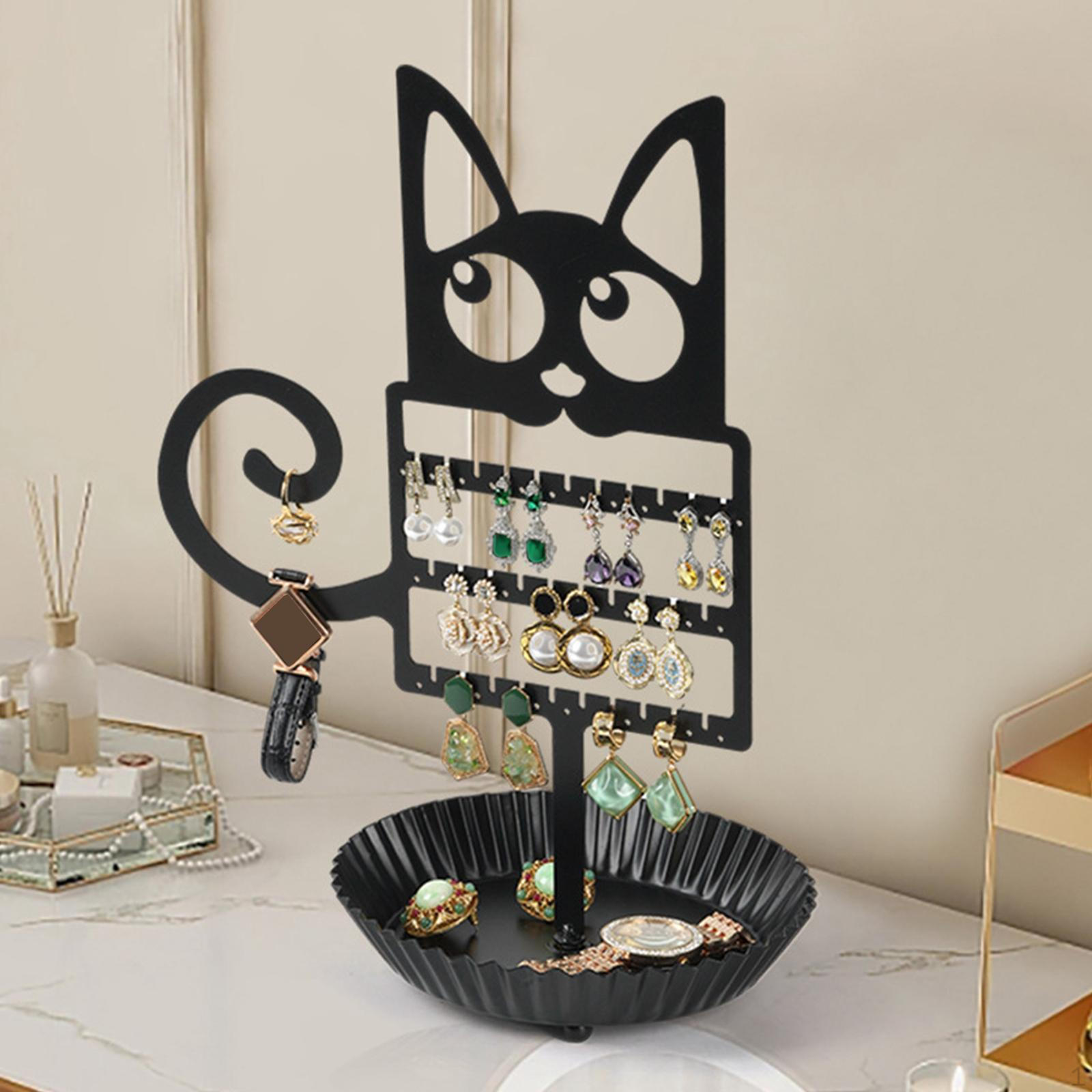 

Подставка для хранения сережек, декоративная подставка для ювелирных изделий, органайзер для дерева