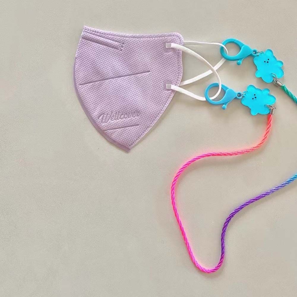 Anti-lost Gradient Color Female Mask Rope Sunglasses Lanyard Child Mask Lanyard Children Mask Chain