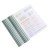 10Pcs Plastic Binder Paper Protector Report Folders with Clear Cover 60 Sheet Capacity Report Cover with Sliding Bar