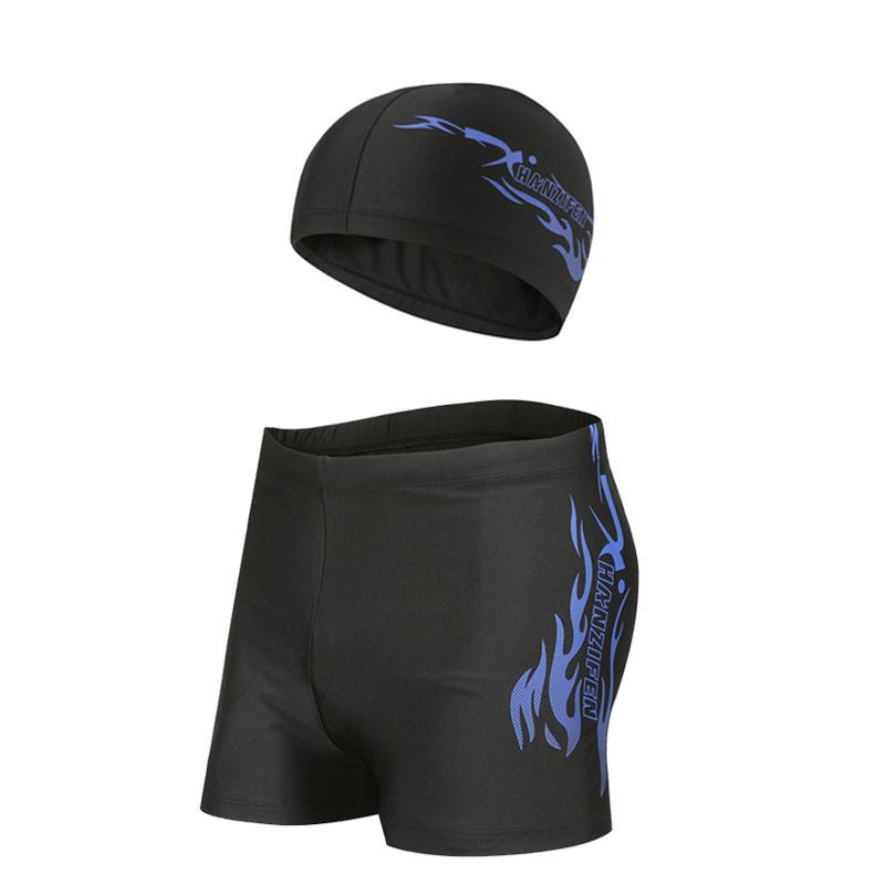 Men's Quick-Dry Swimming Trunks & Goggles Set: Swim Shorts, Goggles, Cap for Adults & Youth.