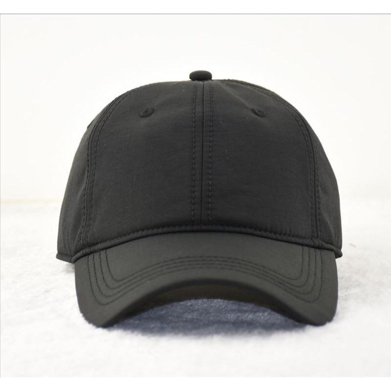 Autumn and Winter Velvet Warm Baseball Cap New Fabric Cap Big Head Circumference Light Board Hat