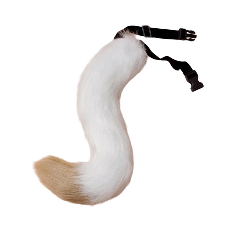 Realistic Faux Foxes Tail Charm Comfortable Faux Foxes Tail Ornament for Adding Styles to Any Ensembles