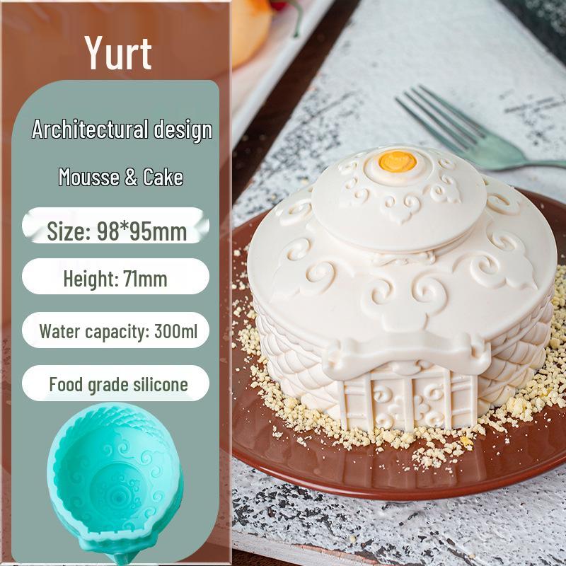 Силиконовая форма для мыла ручной работы «Монгольская юрта»: Культурный и креативный логотип-сувенир