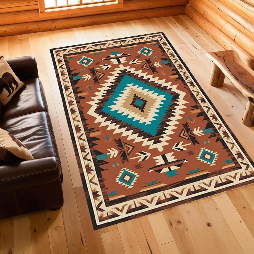 Bohemia Living Room Area Rug Bedroom Sofa Non Slip Carpet Bathroom Floor Mats Kitchen Entrance Doormat Home Decoration