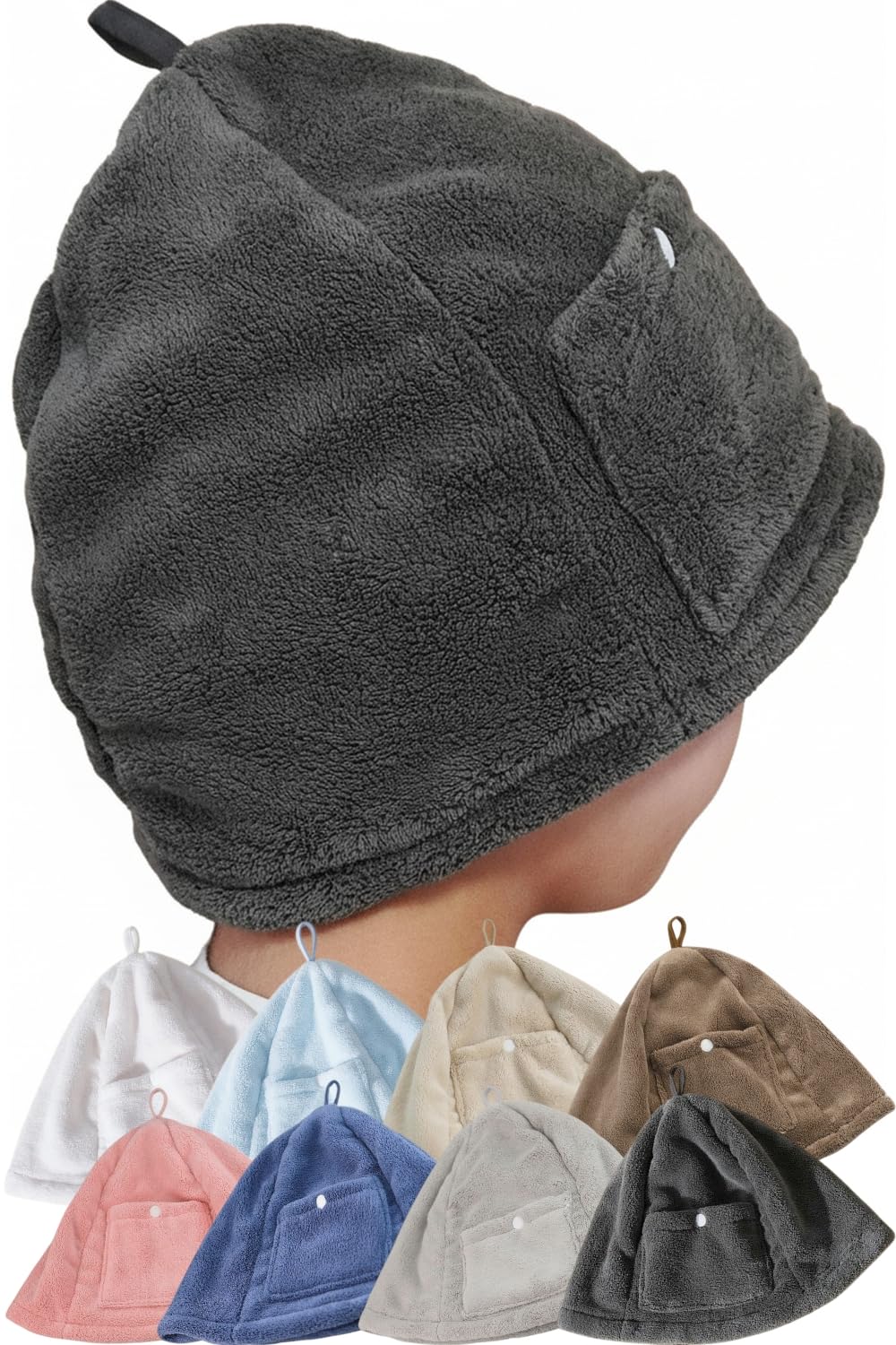 

Sauna Hat for Men and Large Deep Fit with Popular Sauna Prevents Hair Damage Free Dark [GoodKuru] Women, Size, Pocket, Accessory, (JP, Alphabet, Size,