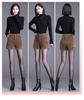 Women's High-Waisted Corduroy Wide-Leg A-Line Bootcut Shorts - 2026 Spring/Autumn Fashion Trend