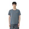 Asics Ss25 Brand Logo Solid Color Knitted Moisture-Wicking Quick-Dry Crew Neck Short Sleeve T-Shirt Men Tops Gray 2011D202-401