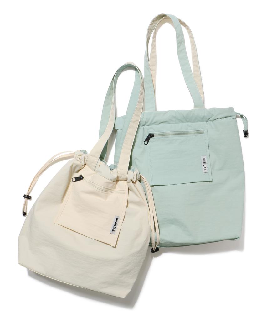 Bubilian Musk Reversible Shoulder Bag_Ivory&Mint