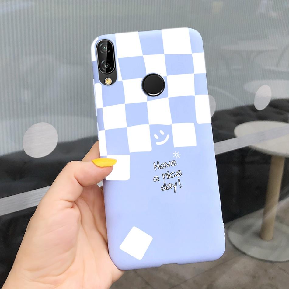 For Huawei P20 Lite Case Nova 3e ANE-LX1 ANE-LX2 Cute Cartoon Candy Color Silicone Phone Cases For Huawei P20lite Soft TPU Cover
