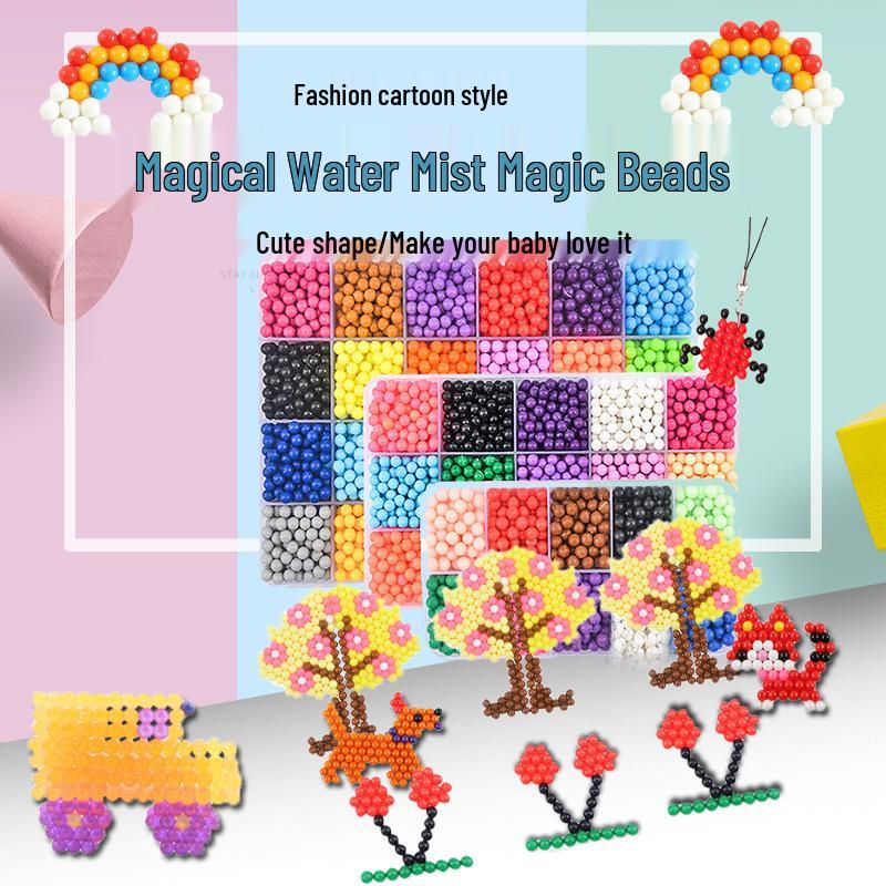 Luminous DIY Water Magic Beads Puzzle Set for Kids
