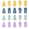 5Pcs Reusable Ice Cream Making Tools Silicone Ice Lolly Mold Household Popsicle Moulds