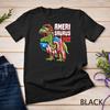 AMERISAURUS Dinosaur 4th of July Kids Boys Men T Rex Funny Unisex T-shirt