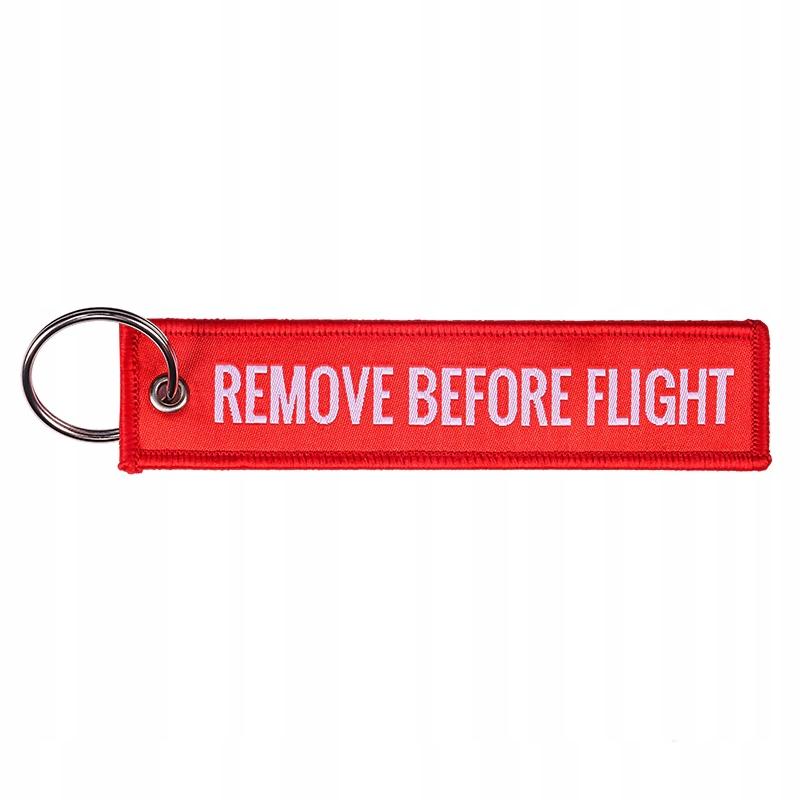 REMOVE BEFORE FLIGHT KEYRING PENDANT