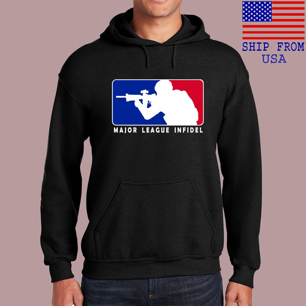 MLI Major League Infidel Black Size S3XL Unisex T-Shirt S