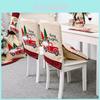 Cozy Forest Santa Christmas Chair Cover Set For Car And Home Holiday Decor