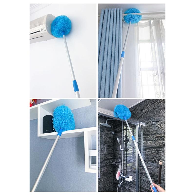 Ceiling Duster Removable Ceiling Fan Blade Cleaner Extension Pole Multifunctional For Cleaning Wall Door Window