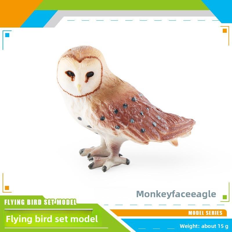 Bird Animal Model With Plastic Material For Home Decor And Collecting