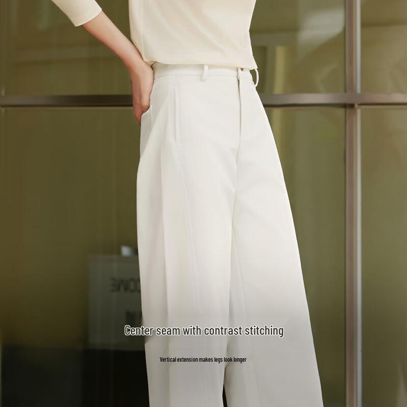 Women's High-Waist Casual Wide-Leg Suit Pants
