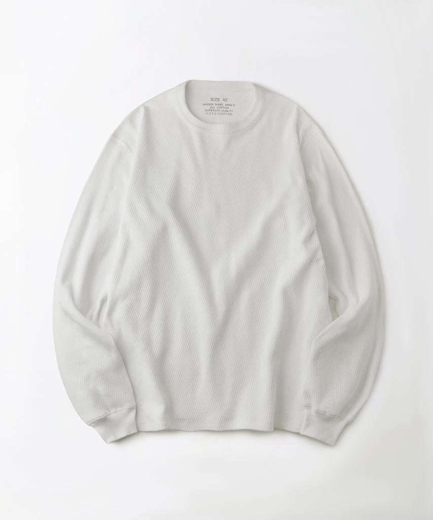 OUTSTANDING Thermal Long Sleeve Tee_Off White