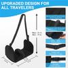 M-Modern-Ergonomic Removable Foot Divider Design, Airplane Foot Hammock For Travel, Foot Rest For Airplane