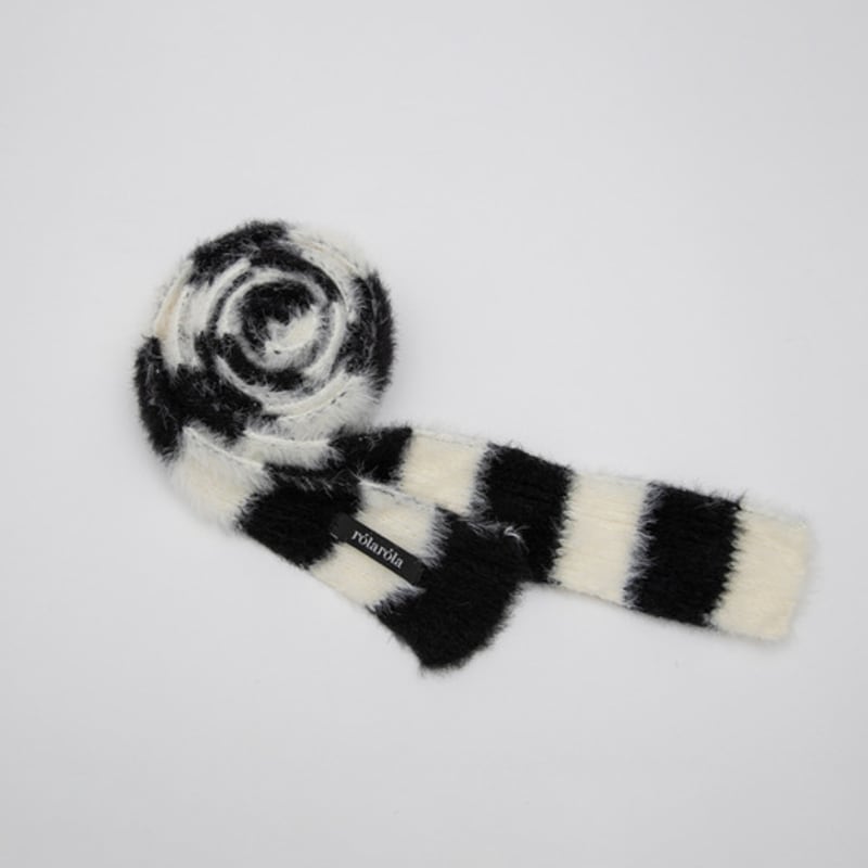 

ШАРФ ROLAROLA SLIM SOFT WH+BK WH+BK_FREE