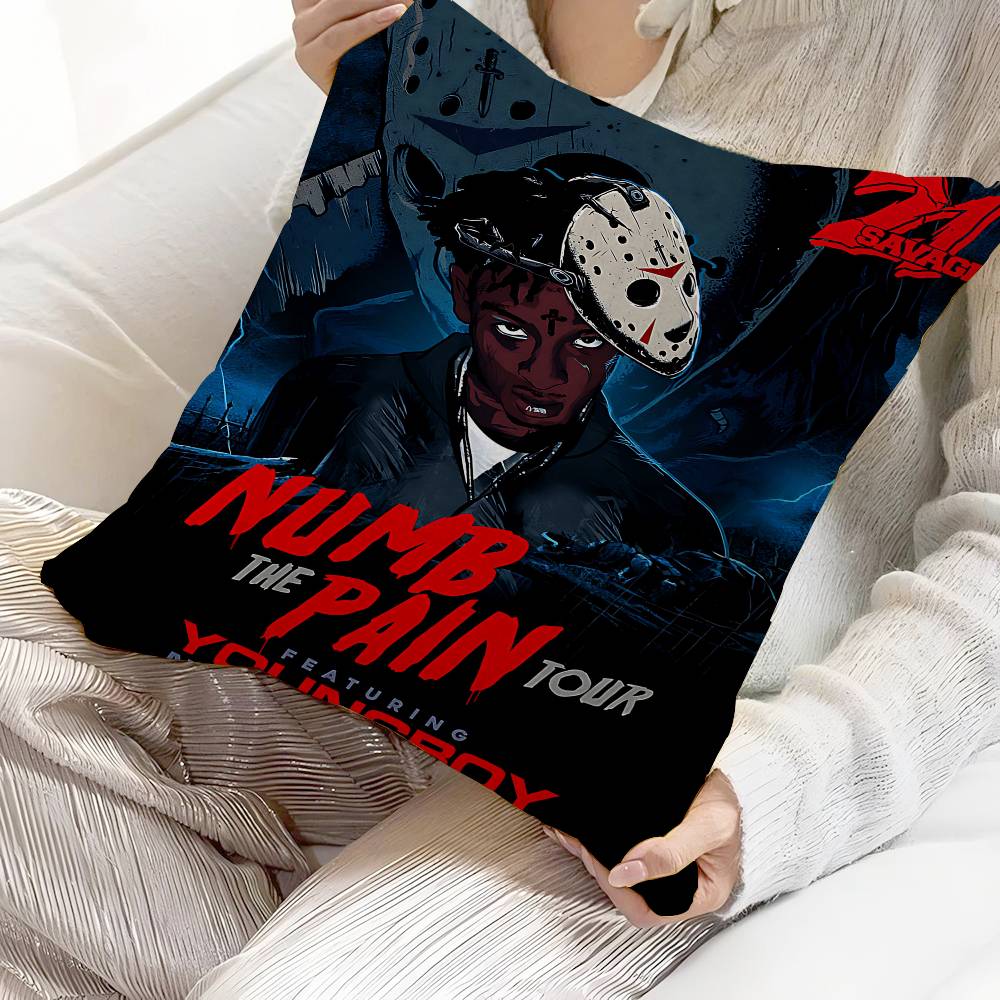 American 21 S-Savage Cushion Cover Pillowcase Upholstery Sofa Throw Pillow Home Decor Pillowcas