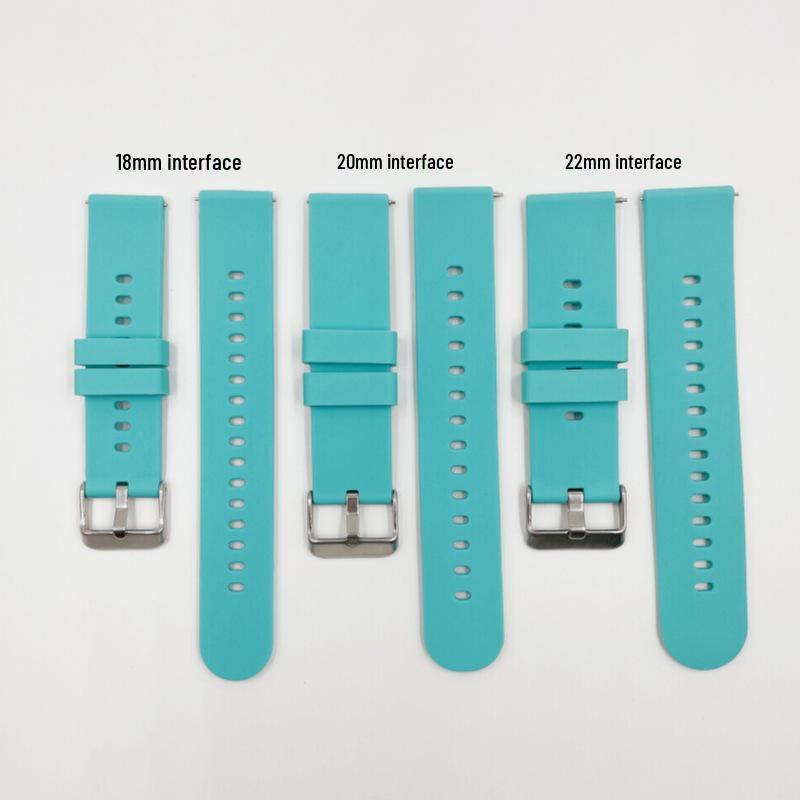 In-Stock 20mm/22mm Silicone Quick-Release Watch Band for Huawei & Samsung Watches