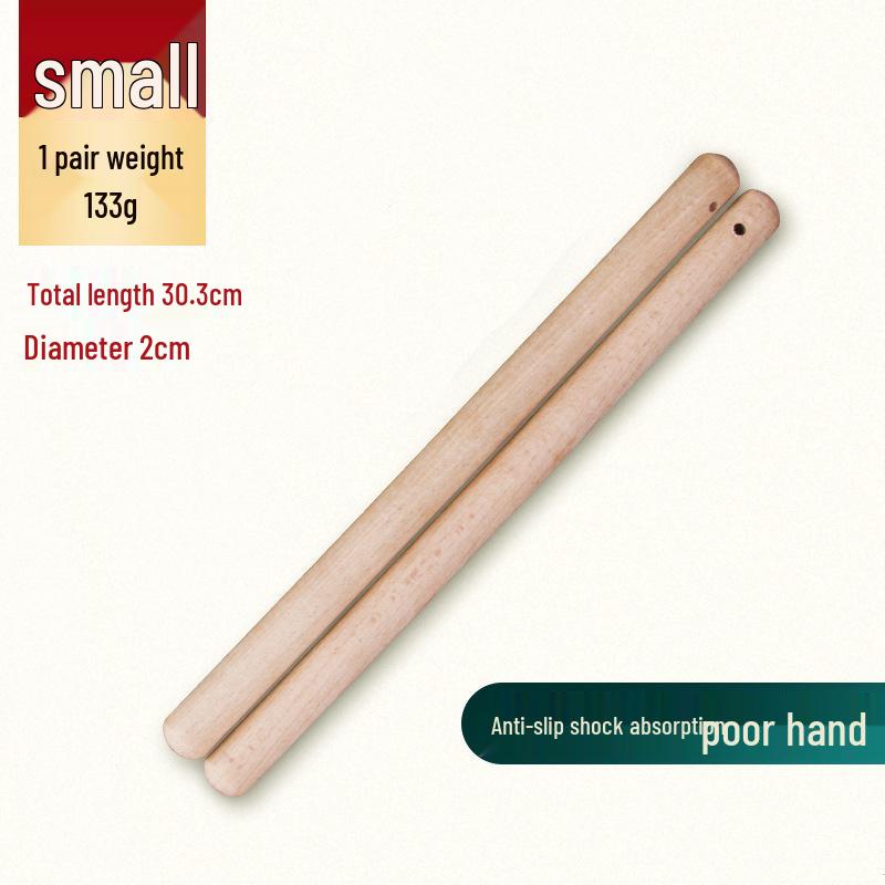 Solid Wood Drumsticks for Children s and Adult Drums - Waist, Tanggu, Gonggu, Pangu, War, and Big Drum Mallets No Specification