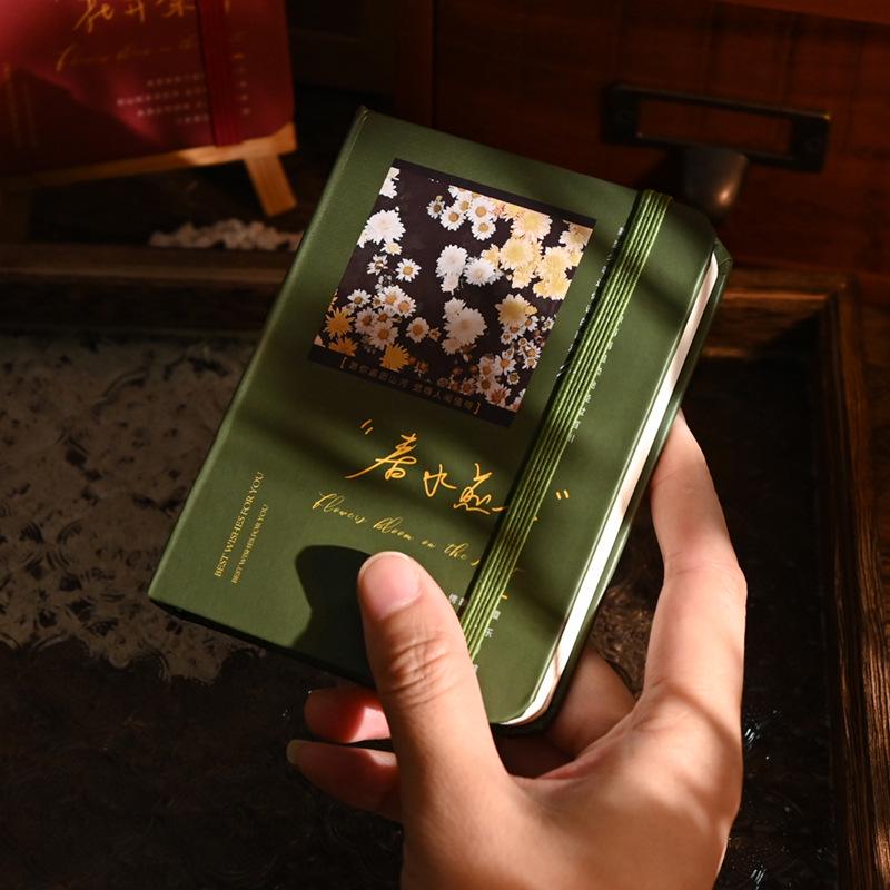 Mini A7 Retro Literary Notebook: Thick, High-Value, Portable Pocket Book