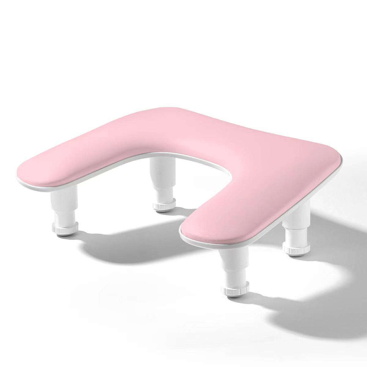 Dual Hand Adjustable U2 Manicure Rest Stand розовый