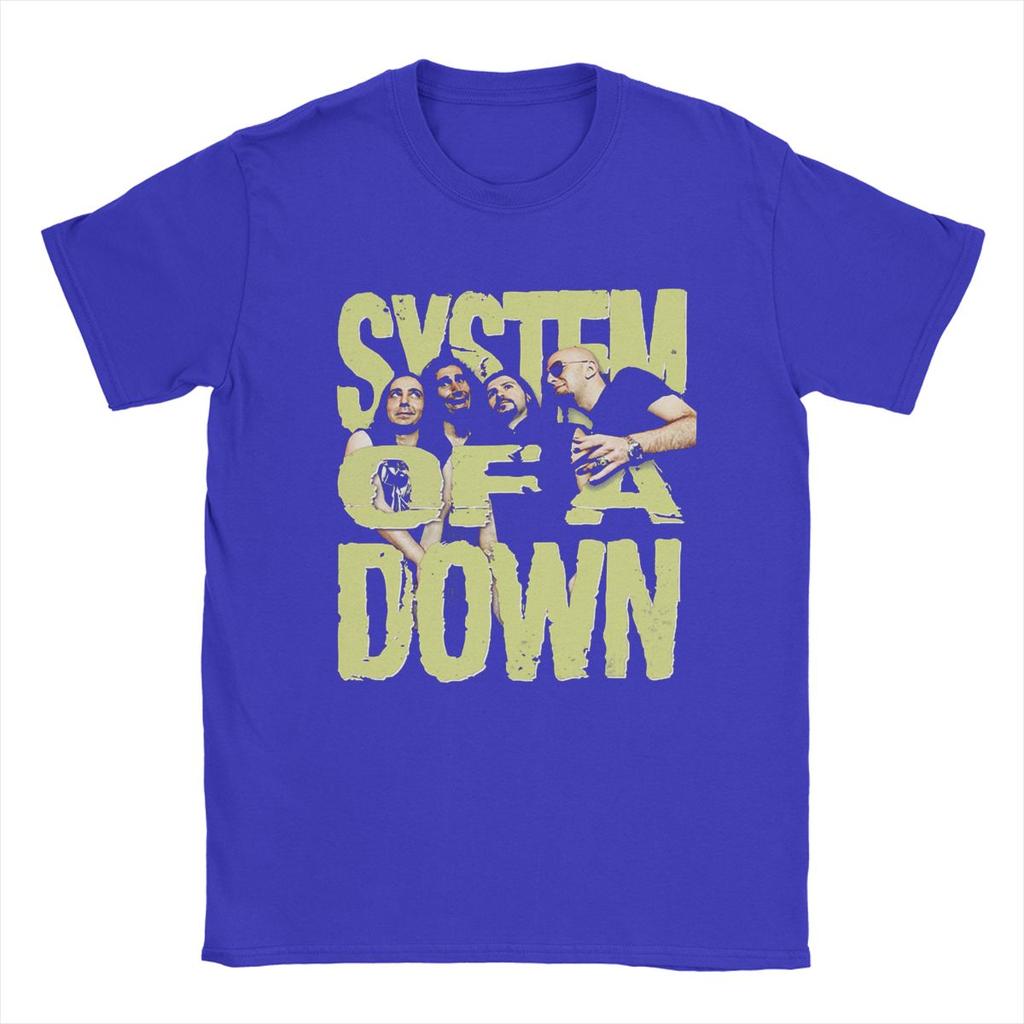 System Of A Down Merch T-shirt för Män Kvinnor metal Fantastisk 100% Bomull Grafiskt Tryckt Kläder