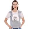 Supet Dog Carrier Sling with Pocket, Dog Sling Carrier Chest, Pet Carry Slings Front Pack,Soft High Elasticity Adjustable Wrap, Anti Pet Anxiety,