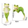 For Indoor Plants Collectible Frog Decorative Figurines Garden Decor Collectible Figure Cohesive Look Display Versatility